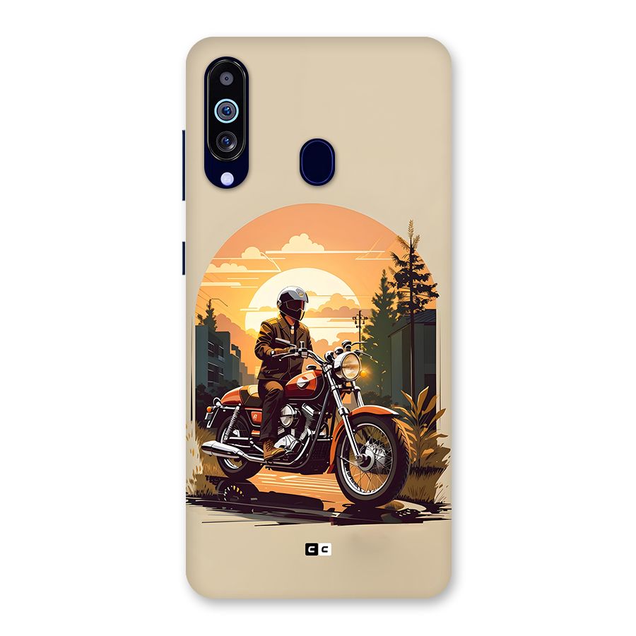 Vintage Bike Art Back Case for Galaxy M40