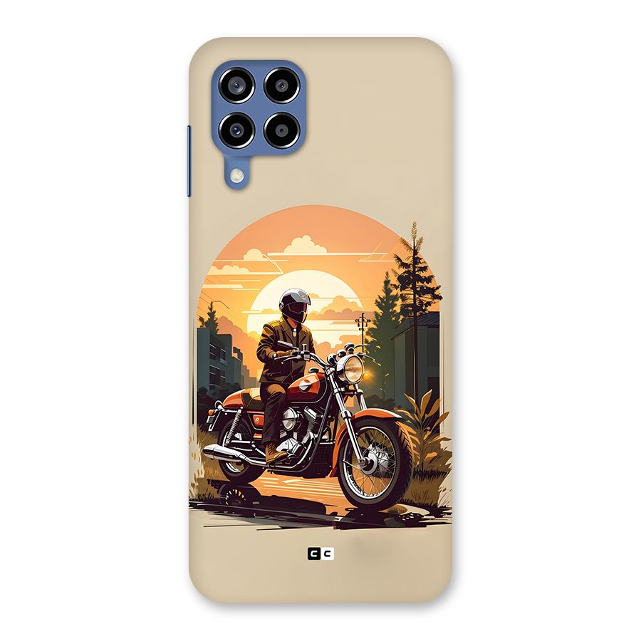 Vintage Bike Art Back Case for Galaxy M53 5G