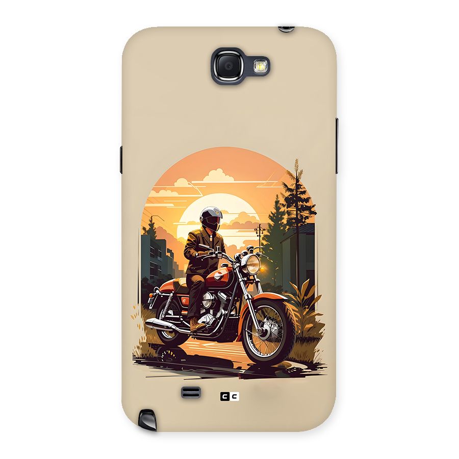 Vintage Bike Art Back Case for Galaxy Note 2