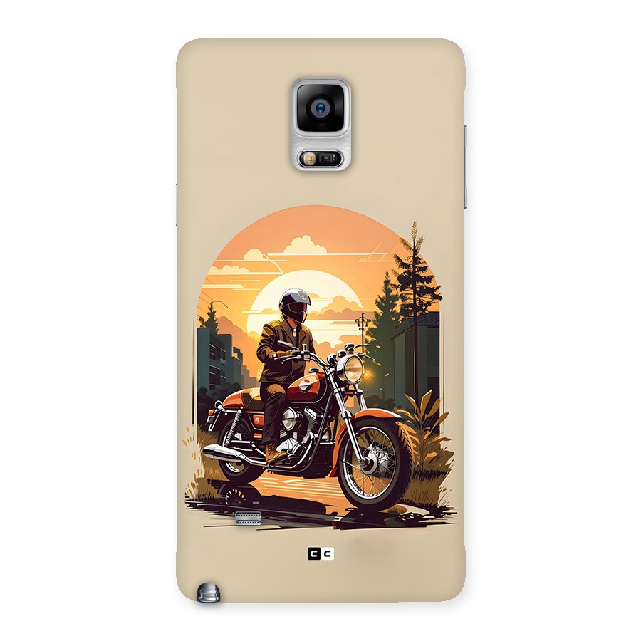 Vintage Bike Art Back Case for Galaxy Note 4