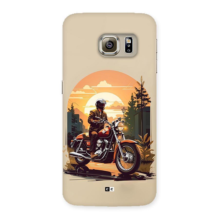 Vintage Bike Art Back Case for Galaxy S6 edge