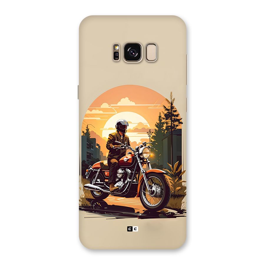 Vintage Bike Art Back Case for Galaxy S8 Plus