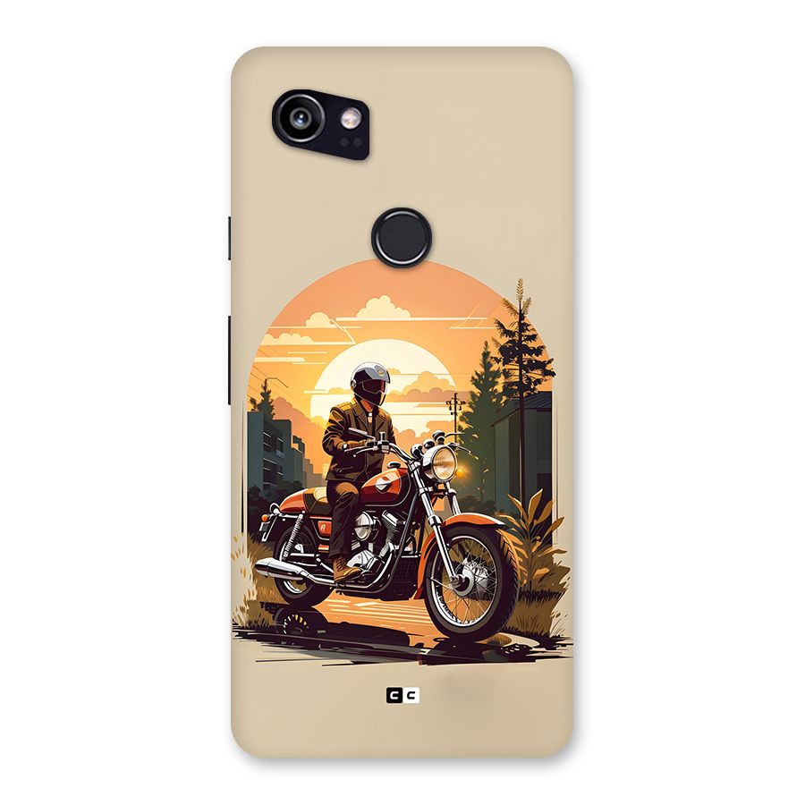 Vintage Bike Art Back Case for Google Pixel 2 XL
