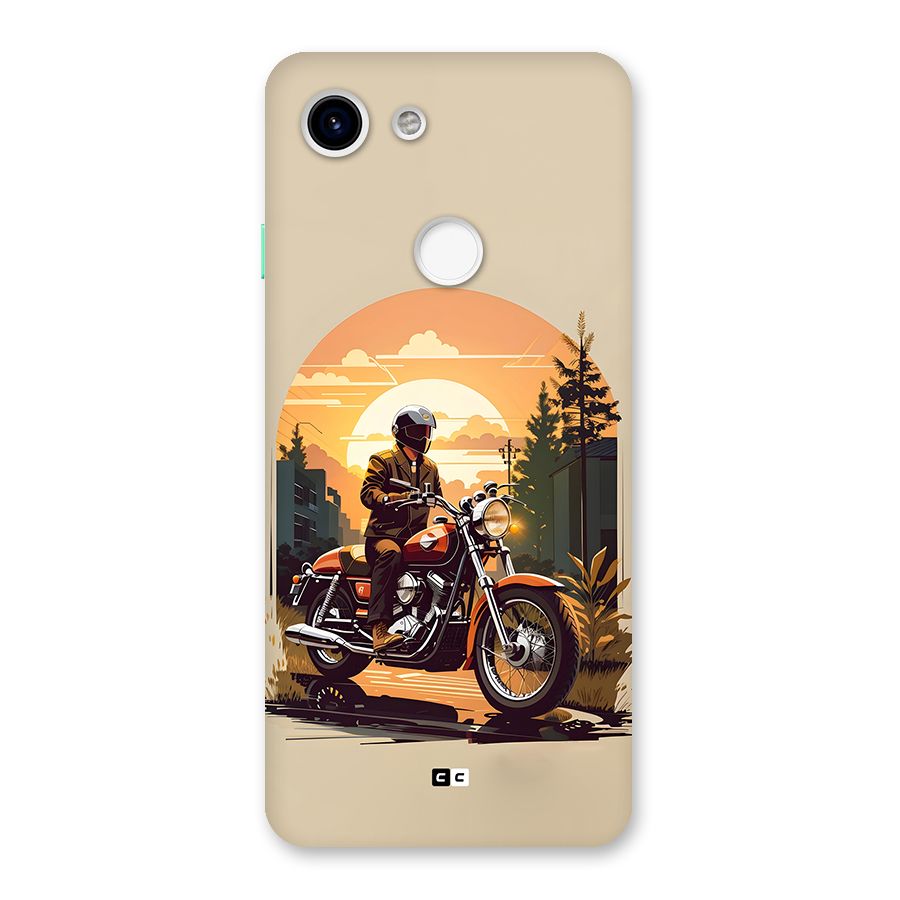 Vintage Bike Art Back Case for Google Pixel 3