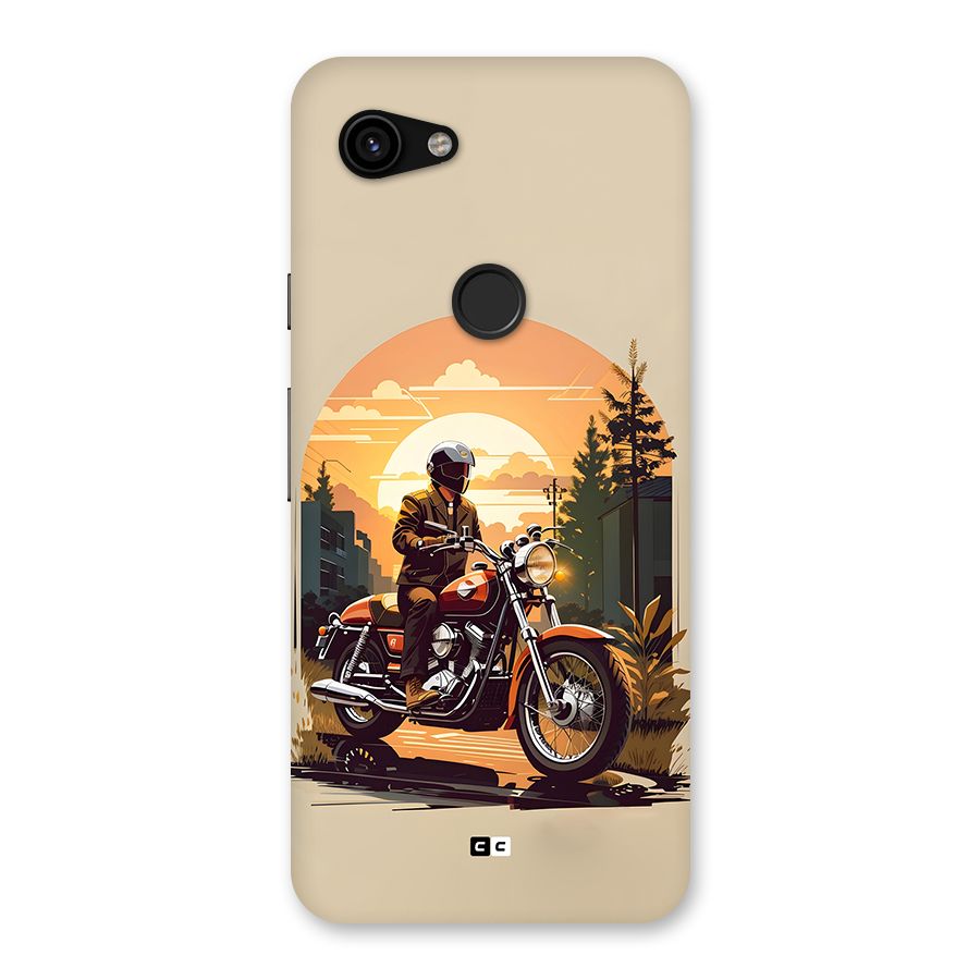Vintage Bike Art Back Case for Google Pixel 3a