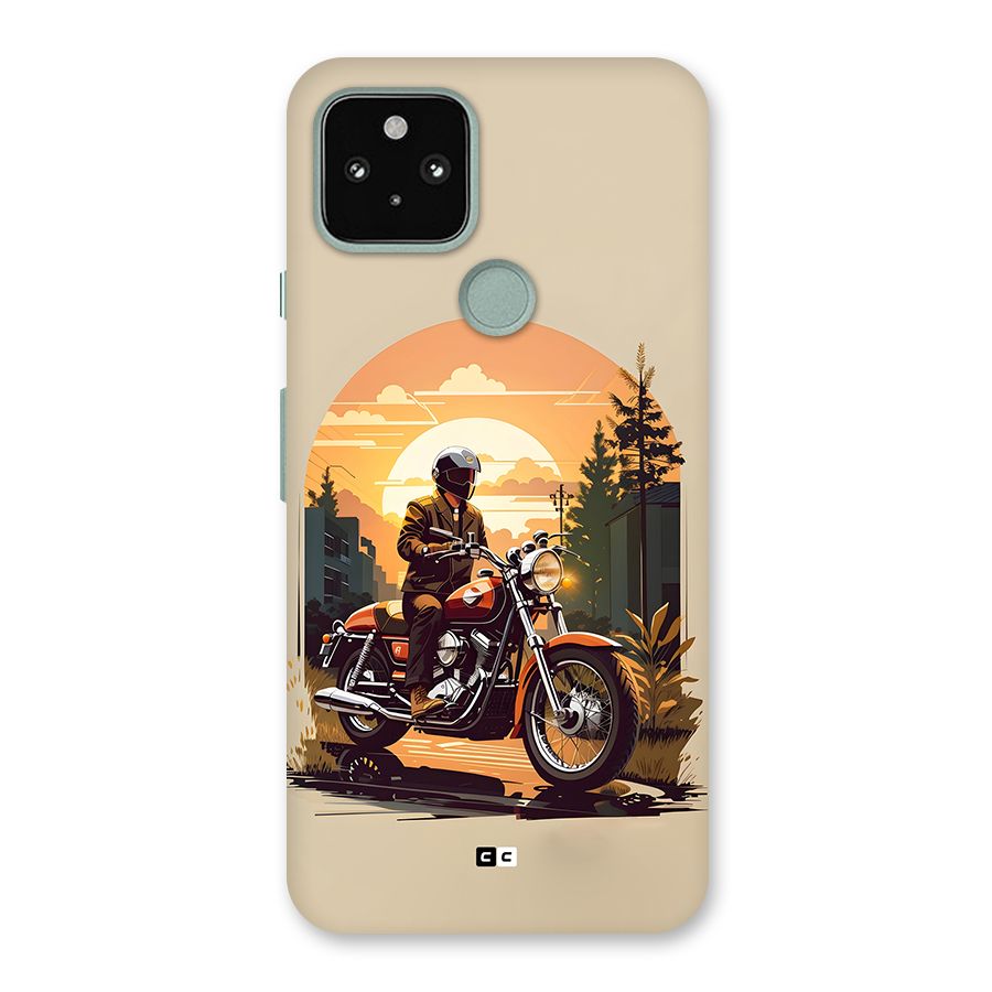 Vintage Bike Art Back Case for Google Pixel 5