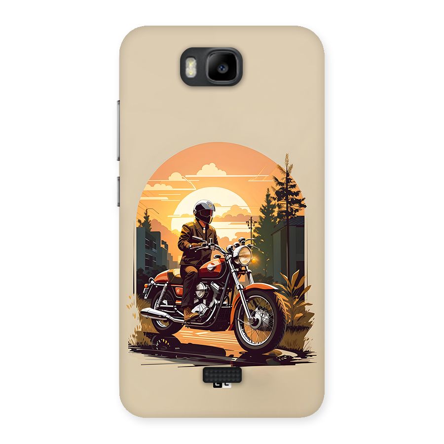 Vintage Bike Art Back Case for Honor Bee