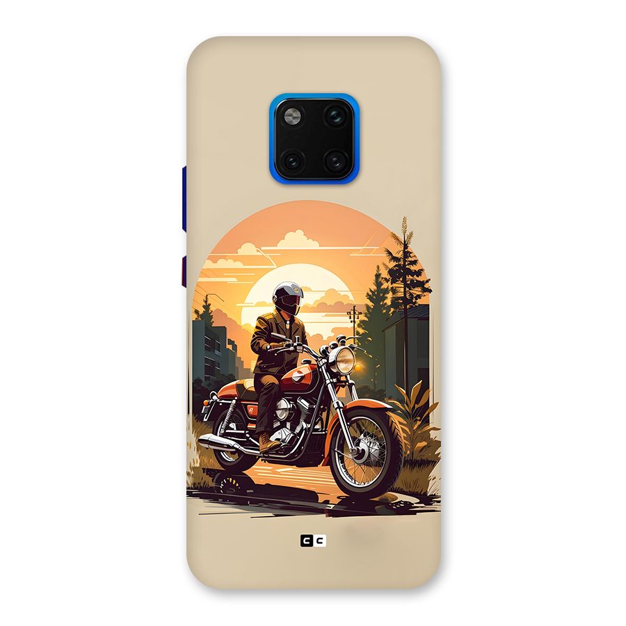 Vintage Bike Art Back Case for Huawei Mate 20 Pro