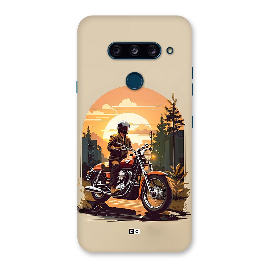 Vintage Bike Art Back Case for LG  V40 ThinQ