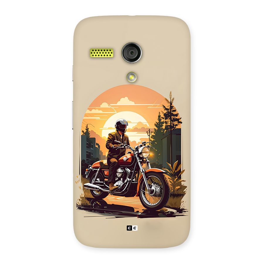 Vintage Bike Art Back Case for Moto G