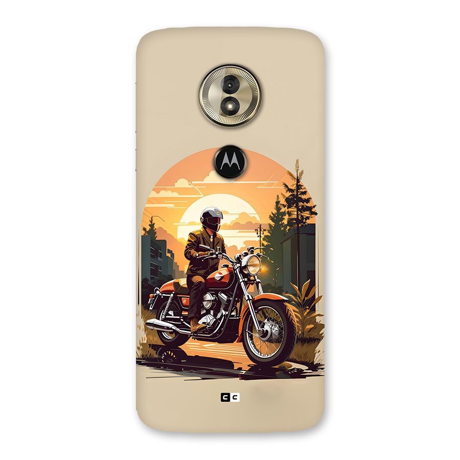 Vintage Bike Art Back Case for Moto G6 Play