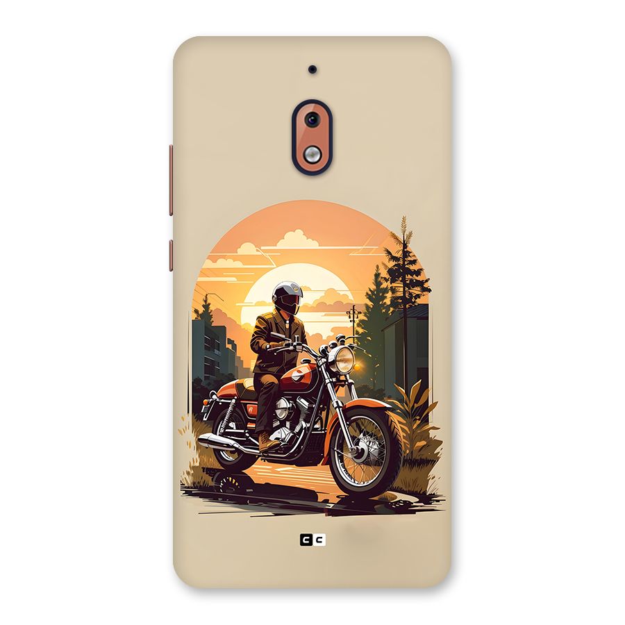Vintage Bike Art Back Case for Nokia 2.1