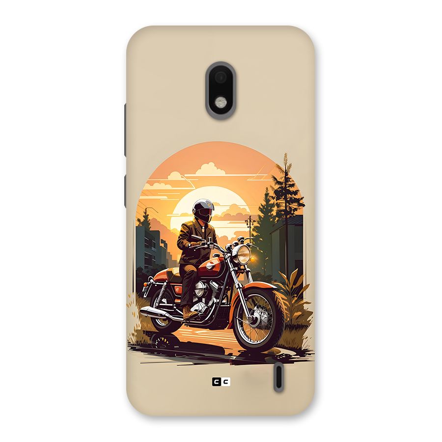Vintage Bike Art Back Case for Nokia 2.2