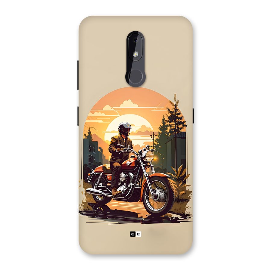 Vintage Bike Art Back Case for Nokia 3.2
