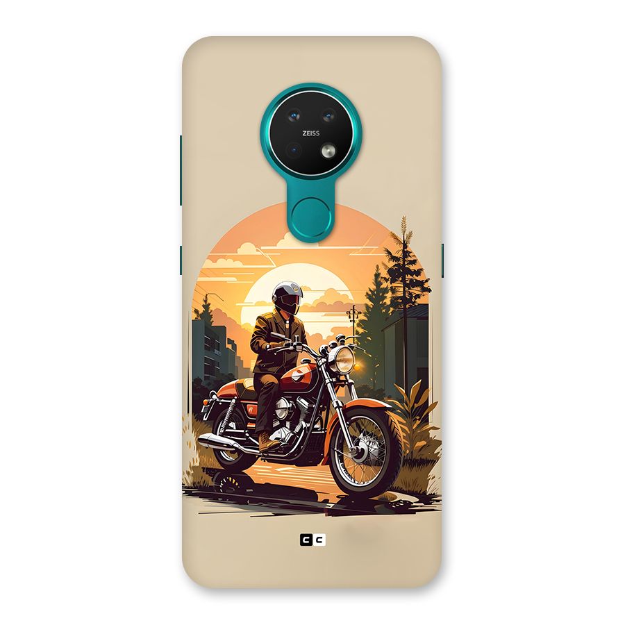 Vintage Bike Art Back Case for Nokia 7.2