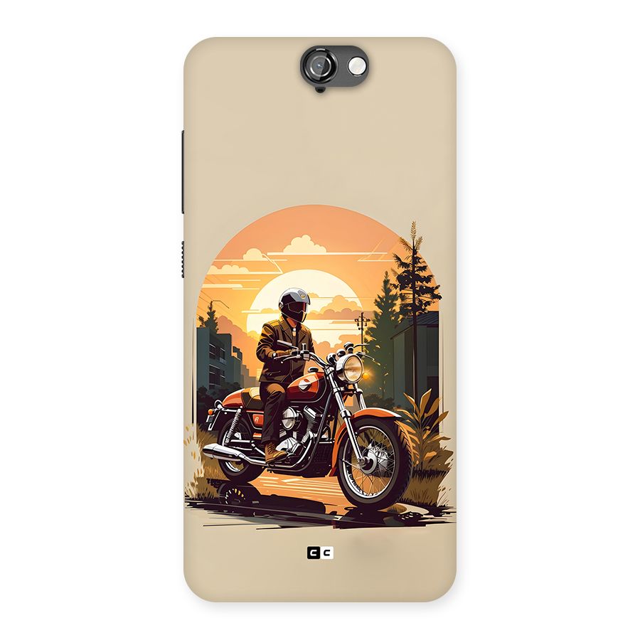 Vintage Bike Art Back Case for One A9