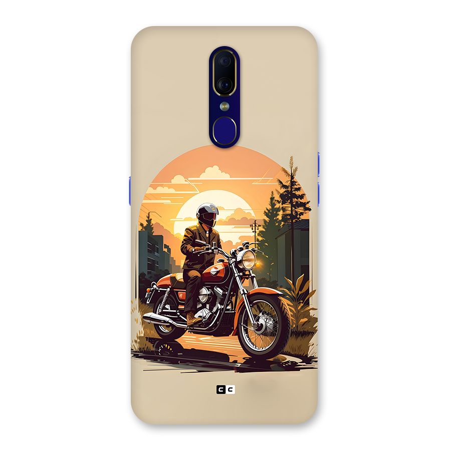Vintage Bike Art Back Case for Oppo A9