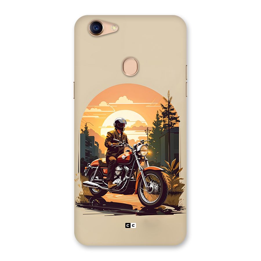 Vintage Bike Art Back Case for Oppo F5