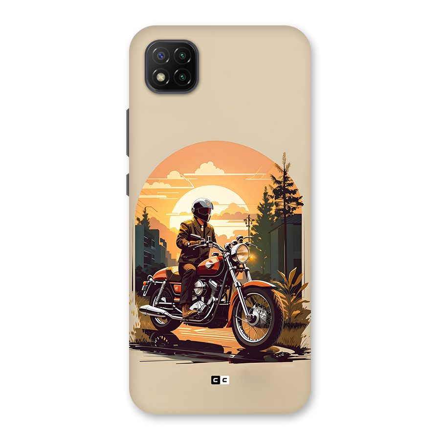 Vintage Bike Art Back Case for Poco C3