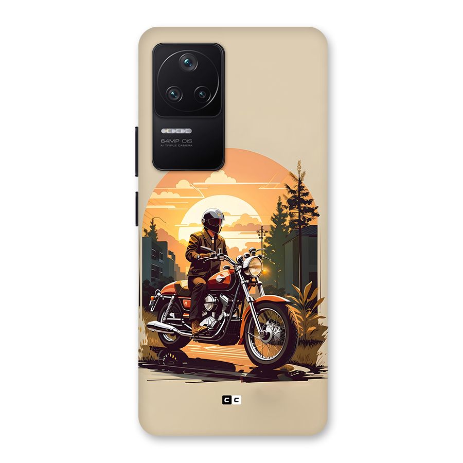 Vintage Bike Art Back Case for Poco F4 5G