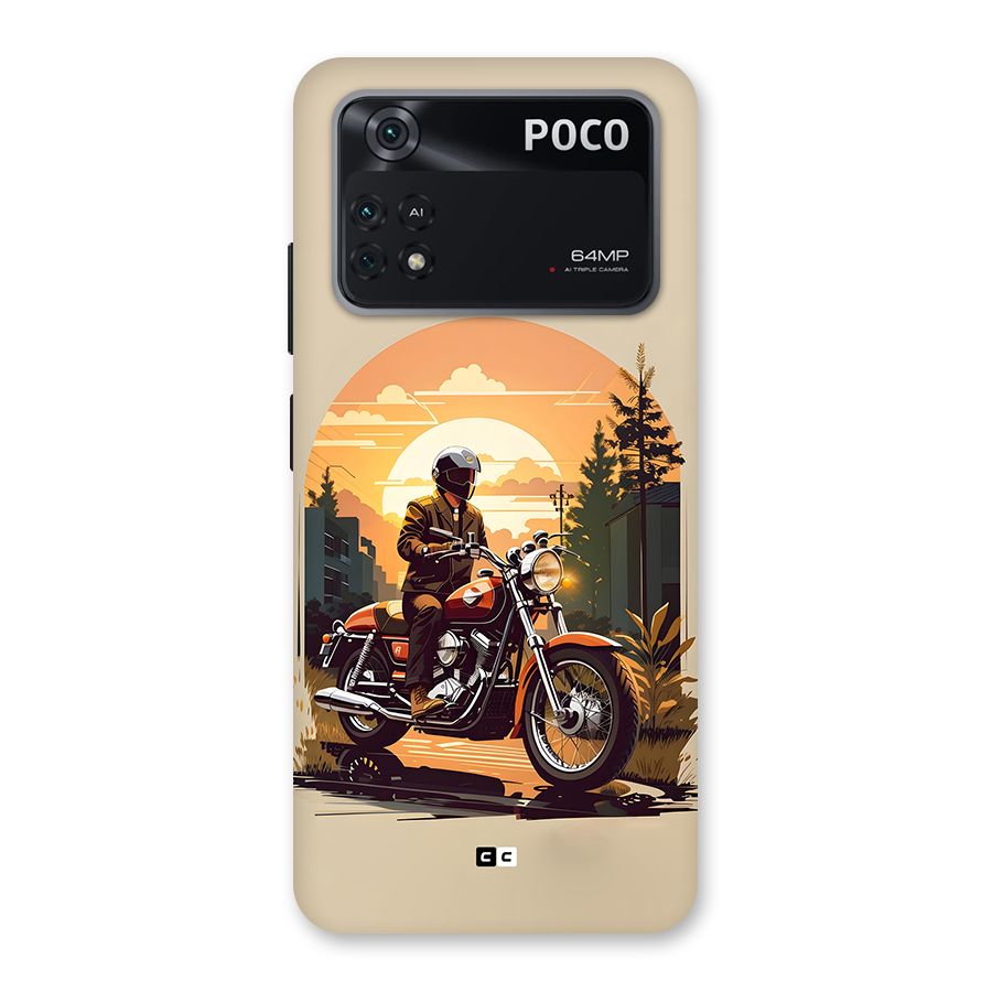 Vintage Bike Art Back Case for Poco M4 Pro 4G