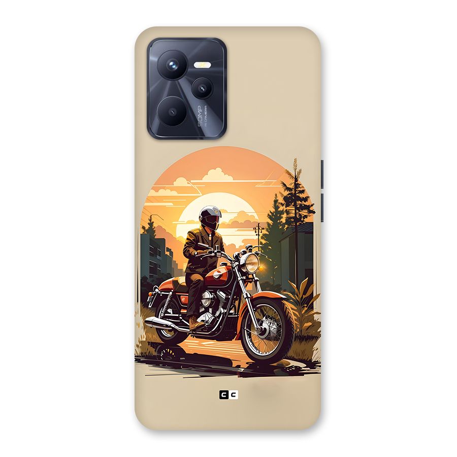 Vintage Bike Art Back Case for Realme C35