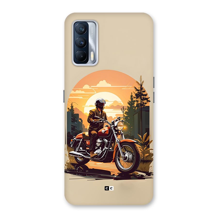 Vintage Bike Art Back Case for Realme X7