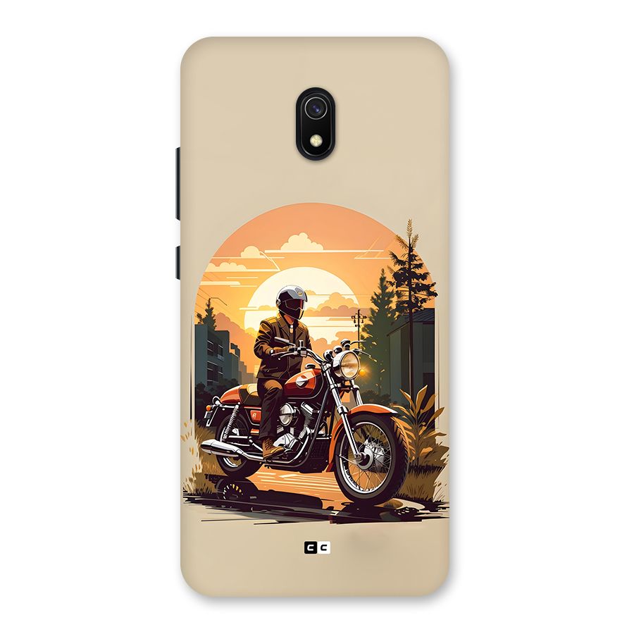 Vintage Bike Art Back Case for Redmi 8A