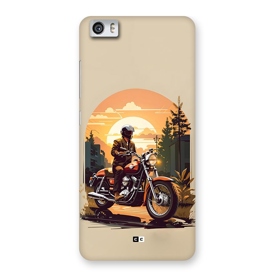 Vintage Bike Art Back Case for Redmi Mi 5