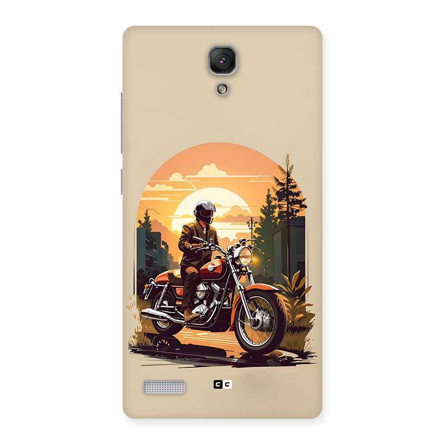 Vintage Bike Art Back Case for Redmi Note 4