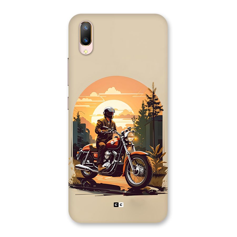 Vintage Bike Art Back Case for Vivo V11 Pro