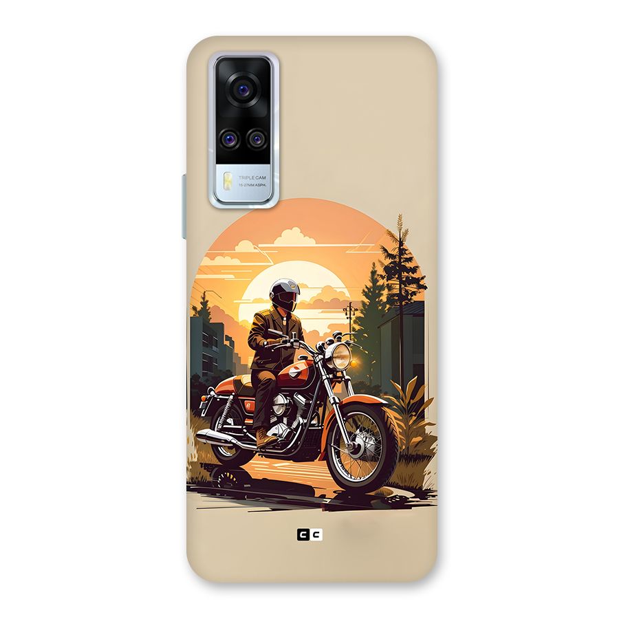 Vintage Bike Art Back Case for Vivo Y31