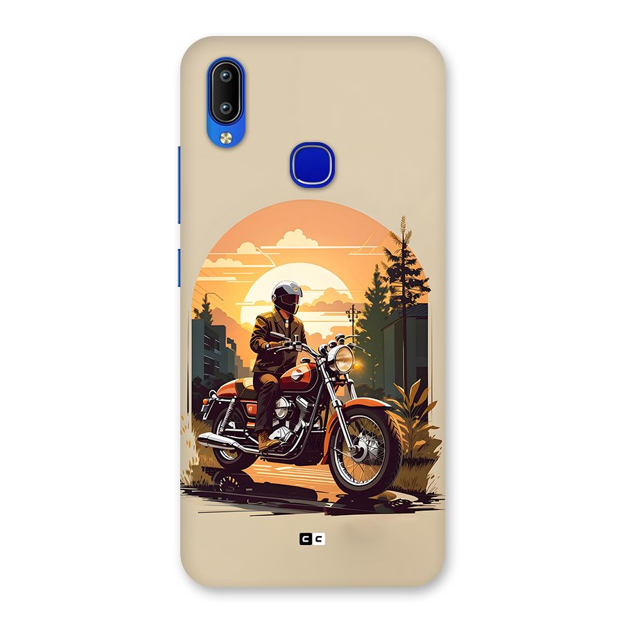 Vintage Bike Art Back Case for Vivo Y91