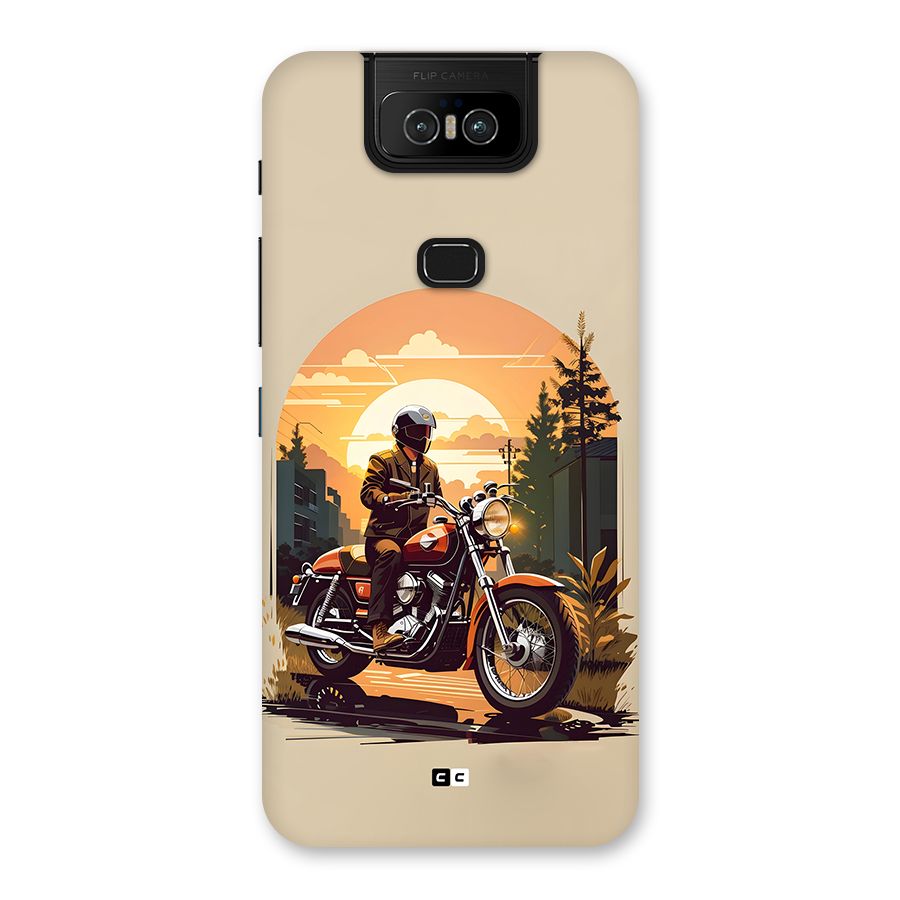 Vintage Bike Art Back Case for Zenfone 6z