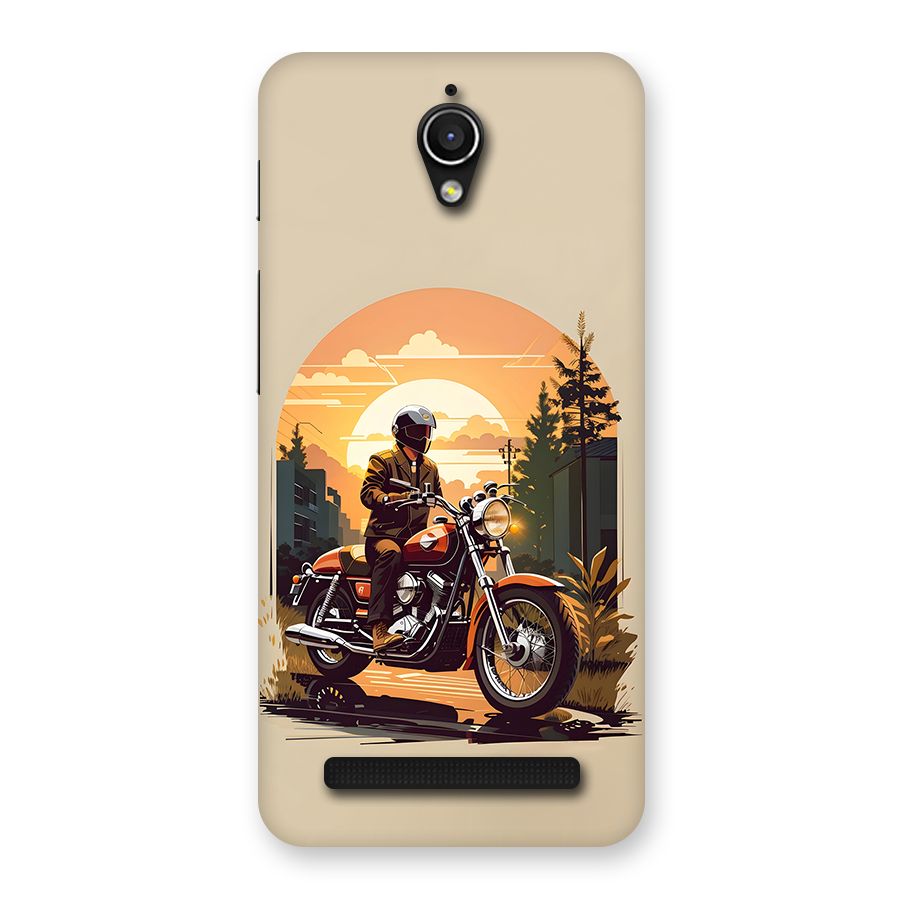 Vintage Bike Art Back Case for Zenfone Go