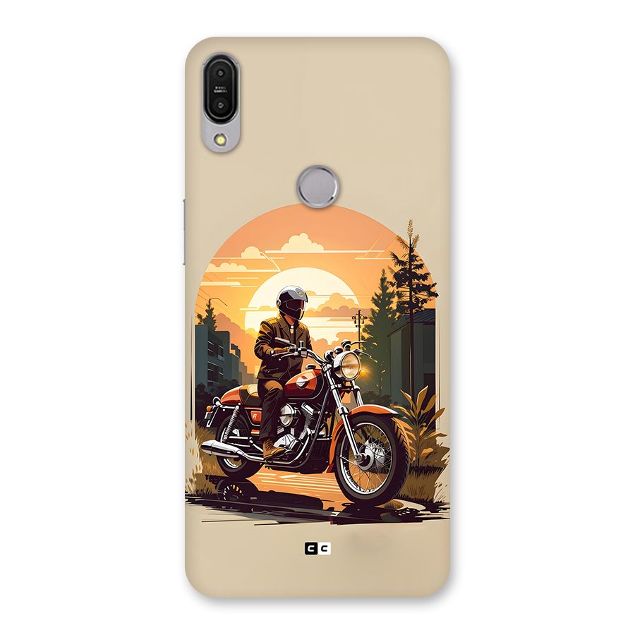 Vintage Bike Art Back Case for Zenfone Max Pro M1