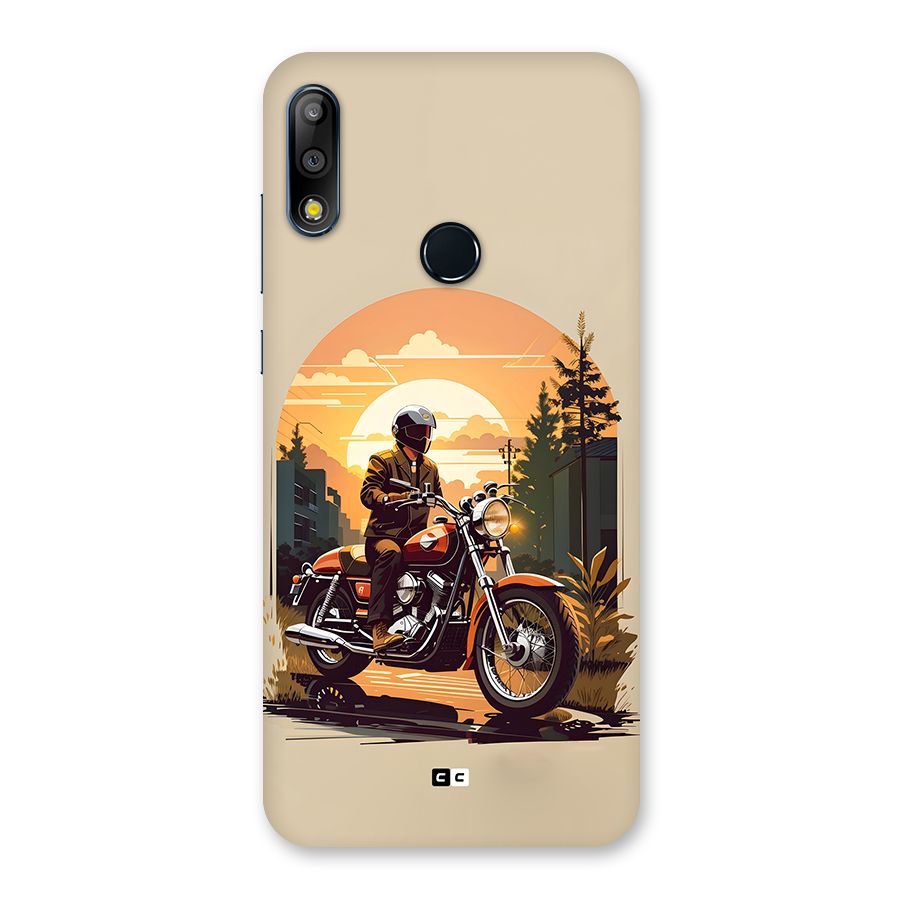 Vintage Bike Art Back Case for Zenfone Max Pro M2