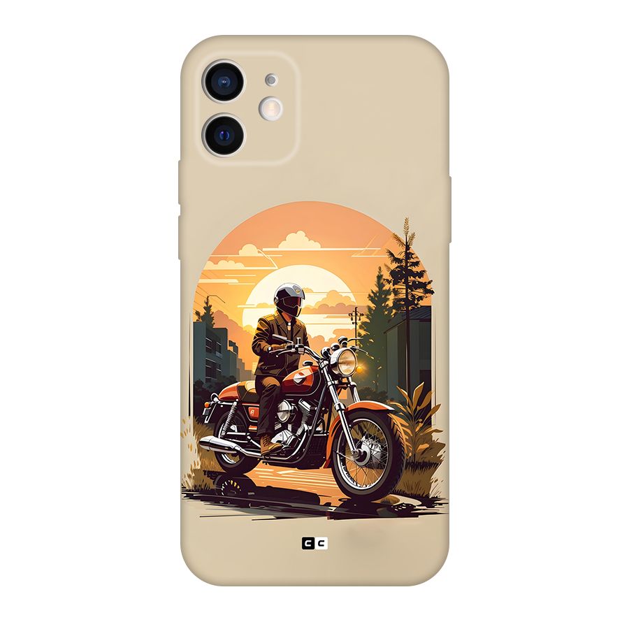 Vintage Bike Art Back Case for iPhone 12