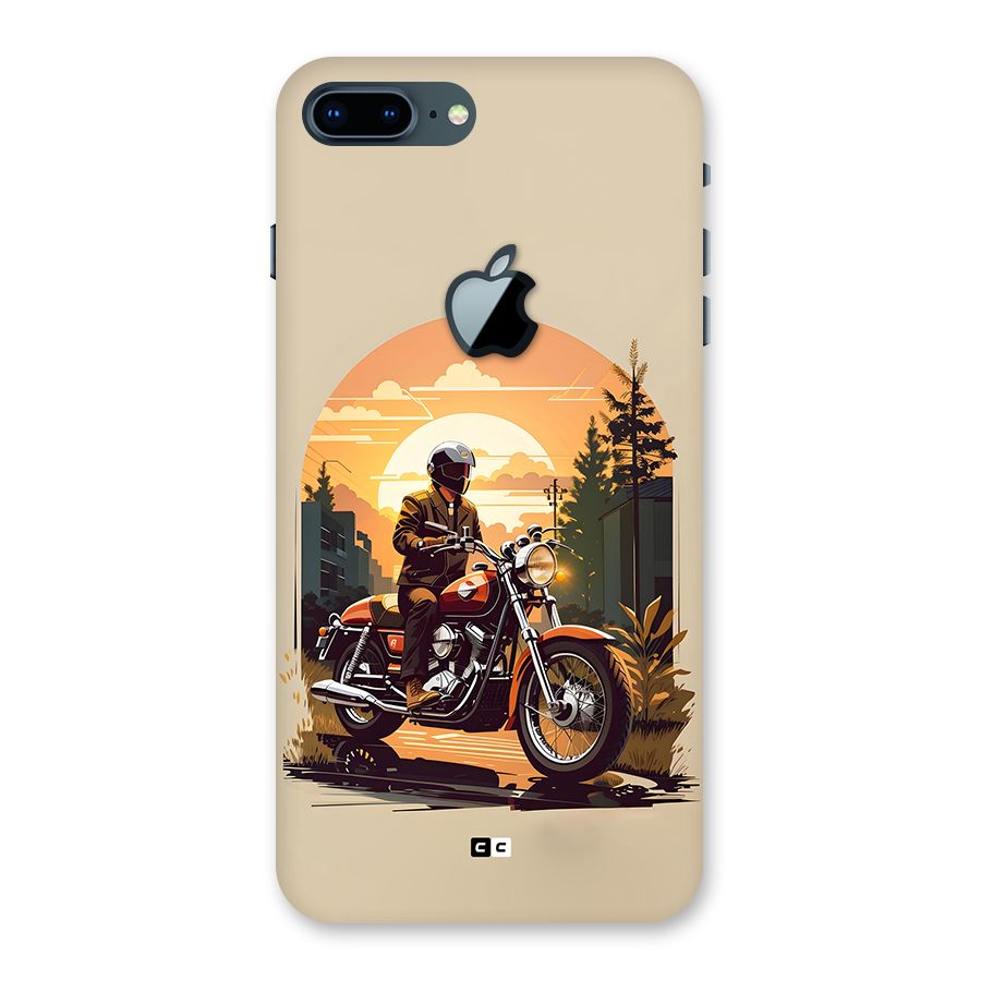 Vintage Bike Art Back Case for iPhone 7 Plus Apple Cut