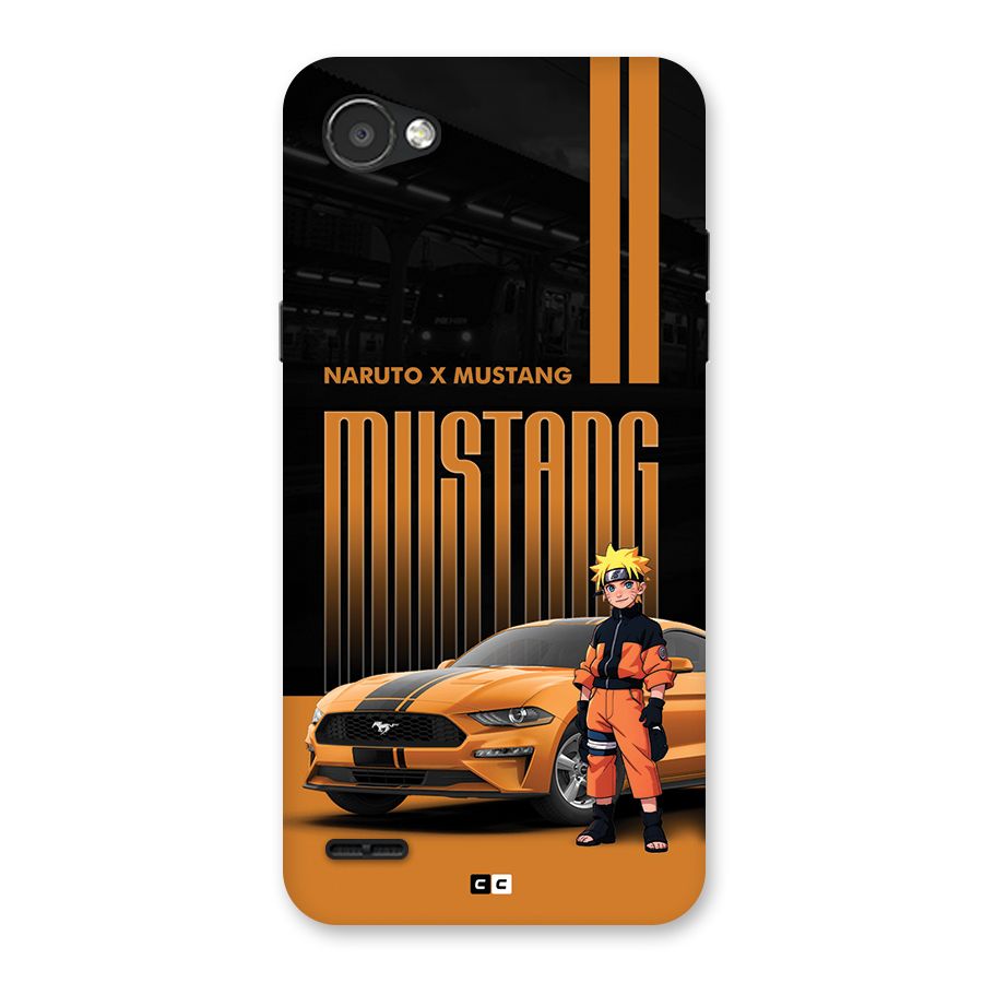 Vintage Car Boy Back Case for LG Q6