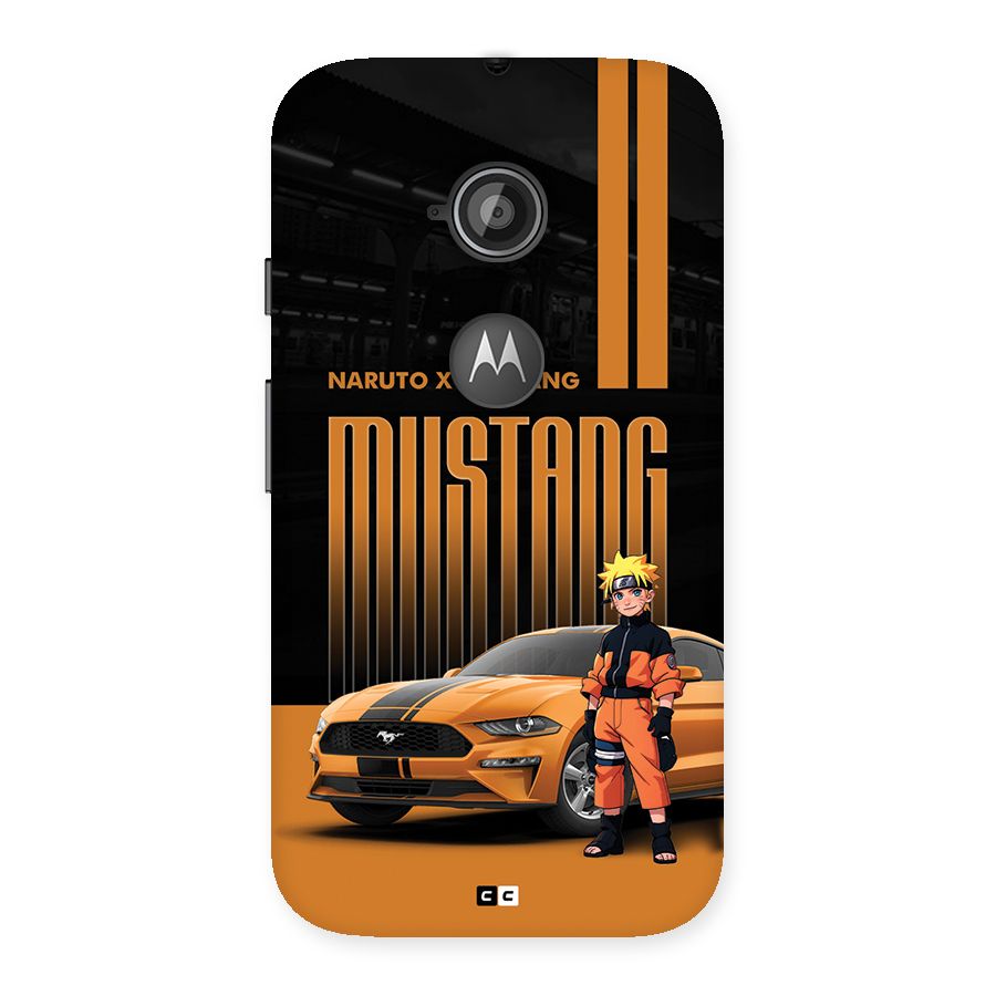 Vintage Car Boy Back Case for Moto E 2nd Gen