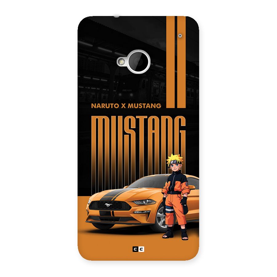 Vintage Car Boy Back Case for One M7 (Single Sim)