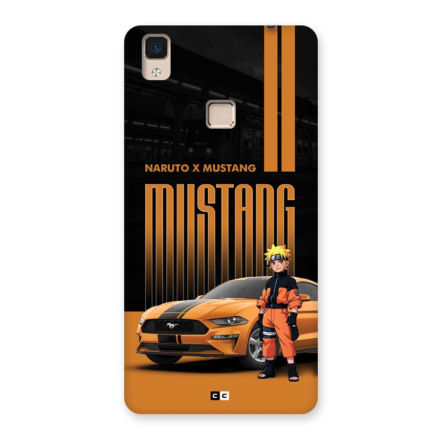 Vintage Car Boy Back Case for V3 Max