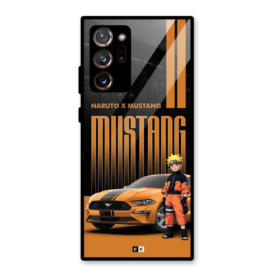 Vintage Car Boy Glass Back Case for Galaxy Note 20 Ultra 5G