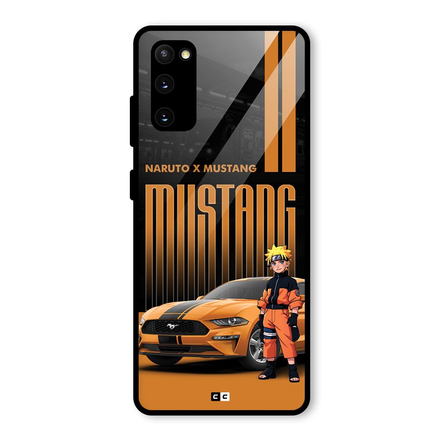 Vintage Car Boy Glass Back Case for Galaxy S20 FE 5G