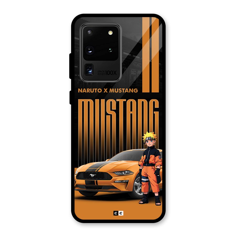 Vintage Car Boy Glass Back Case for Galaxy S20 Ultra