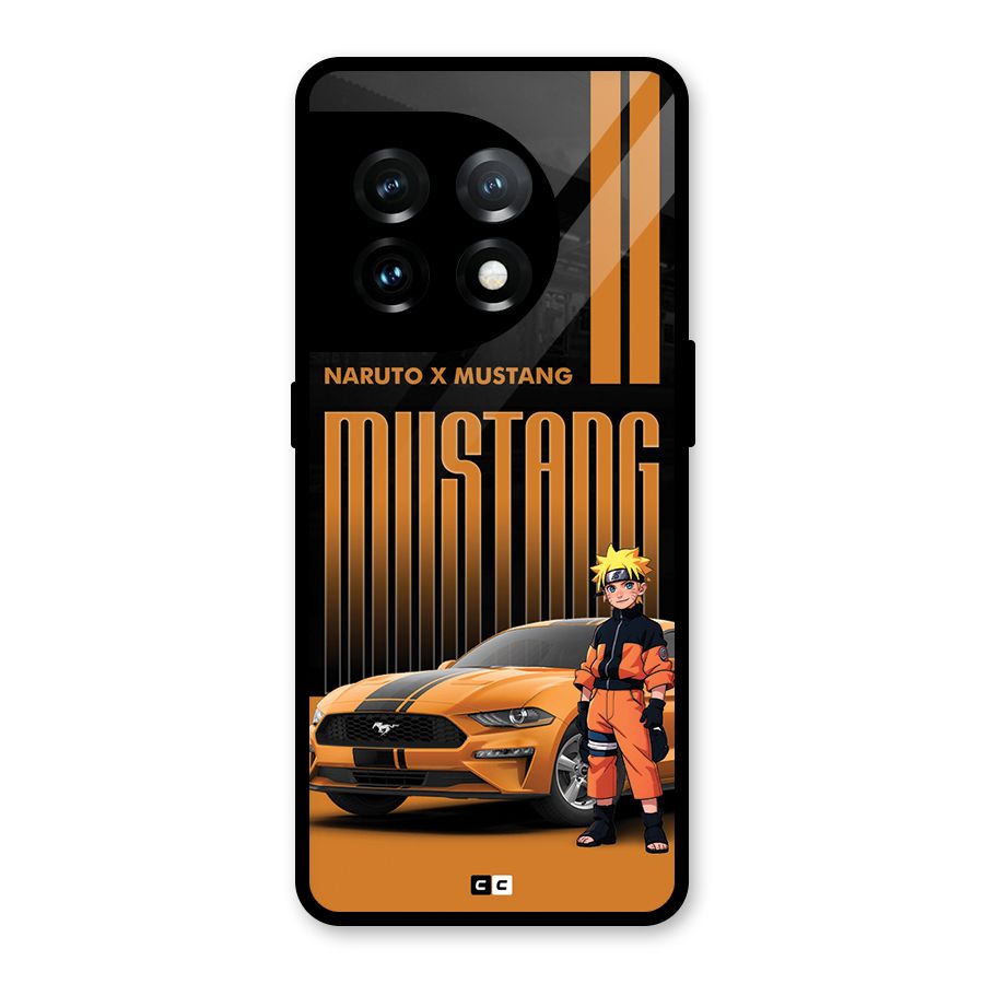 Vintage Car Boy Glass Back Case for OnePlus 11