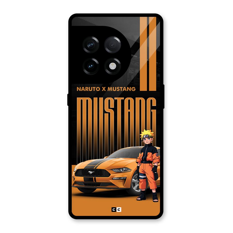 Vintage Car Boy Glass Back Case for OnePlus 11R