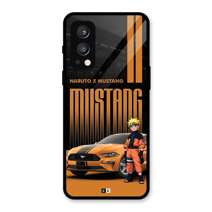 Vintage Car Boy Glass Back Case for OnePlus Nord 2 5G