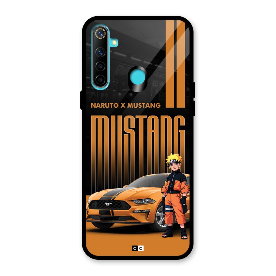 Vintage Car Boy Glass Back Case for Realme 5